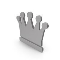 Crown Grey Icon PNG & PSD Images