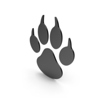 Paw Black Icon PNG & PSD Images