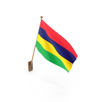 Wall Flag of Mauritius PNG & PSD Images