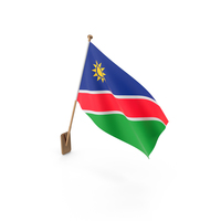 Wall Flag of Namibia PNG & PSD Images