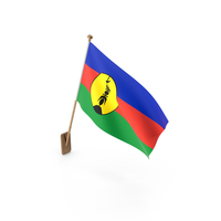Wall Flag of New Caledonia PNG & PSD Images