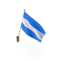 Wall Flag of Nicaragua PNG & PSD Images