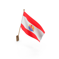 Wall Flag of French Polynesia PNG & PSD Images