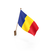 Wall Flag of Romania PNG & PSD Images