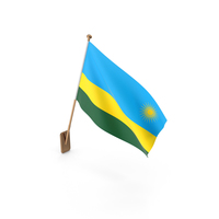 Wall Flag of Rwanda PNG & PSD Images