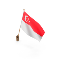 Wall Flag of Singapore PNG & PSD Images