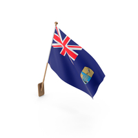 Wall Flag of Saint Helena, Ascension and Tristan da Cunha PNG & PSD Images