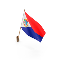 Wall Flag of Sint Maarten PNG & PSD Images