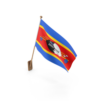 Wall Flag Eswatini PNG & PSD Images