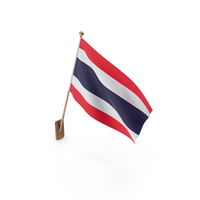Wall Flag of  Thailand PNG & PSD Images