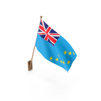 Wall Flag of Tuvalu PNG & PSD Images