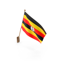 Wall Flag of Uganda PNG & PSD Images