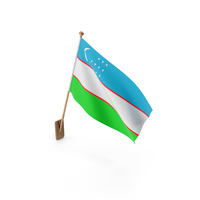 Wall Flag Uzbekistan PNG & PSD Images