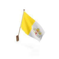 Wall Flag of Vatican City PNG & PSD Images