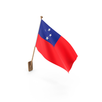 Wall Flag Samoa PNG & PSD Images