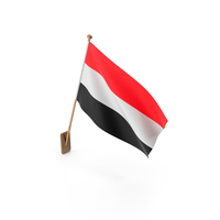 Wall Flag of Yemen PNG & PSD Images