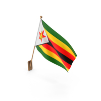 Wall Flag of Zimbabwe PNG & PSD Images