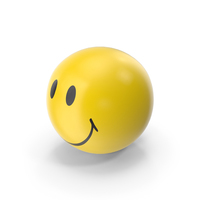 Yellow Smiley Face Ball PNG & PSD Images