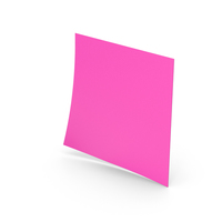 Sticky Notes Pink PNG & PSD Images