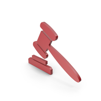 Gavel Red Icon PNG & PSD Images