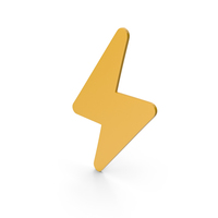 Lightning Yellow Icon PNG & PSD Images