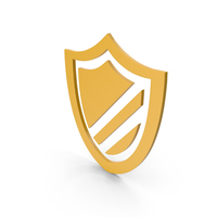 Shield Yellow Icon PNG & PSD Images