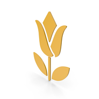 Tulip Yellow Icon PNG & PSD Images