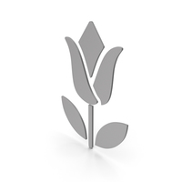 Tulip Grey Icon PNG & PSD Images