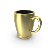 Coffee Cup Golden PNG & PSD Images
