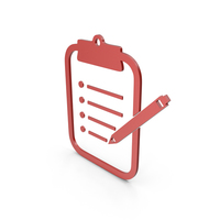 Notepad Red Icon PNG & PSD Images