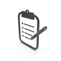 Notepad Black Icon PNG & PSD Images