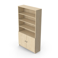 Bookcase Wooden PNG & PSD Images