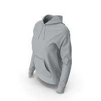 Female Fitted Hoodie Body Shape Gray PNG & PSD Images