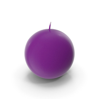 Purple Sphere  Altar Candle PNG & PSD Images