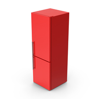 Refrigerator Red PNG & PSD Images