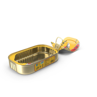 Opened Pull Ring Sardine Can PNG & PSD Images