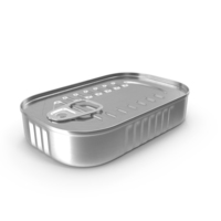 Rectangular Can with Pull Tab Lid PNG & PSD Images