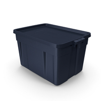25 Gallon Rubbermaid Polyethylene Storage Bin PNG & PSD Images