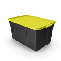 31 Gallon Rugged Storage Tote with Lid PNG & PSD Images