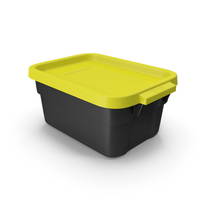 Stackable Storage Tote with Lid 3 Gallon PNG & PSD Images