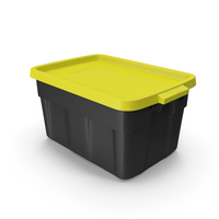 Stackable Storage Tote with Lid 14 Gallon PNG & PSD Images