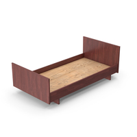Bed Dark Wood PNG & PSD Images