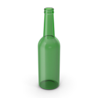 Beer Bottle Green Empty PNG & PSD Images