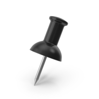 Push Pin Black PNG & PSD Images