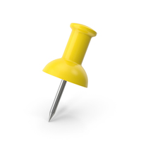 Push Pin Yellow PNG & PSD Images