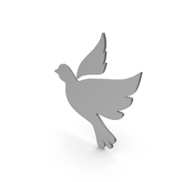 Grey Dove Icon PNG & PSD Images