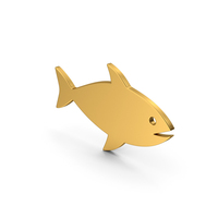Symbol Fish Gold PNG & PSD Images