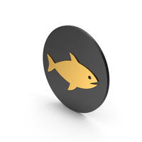 Fish Gold Icon PNG & PSD Images