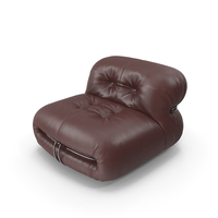 Soriana Lounge Chair Leather PNG & PSD Images