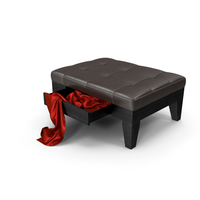 Ottoman with Drawer PNG & PSD Images